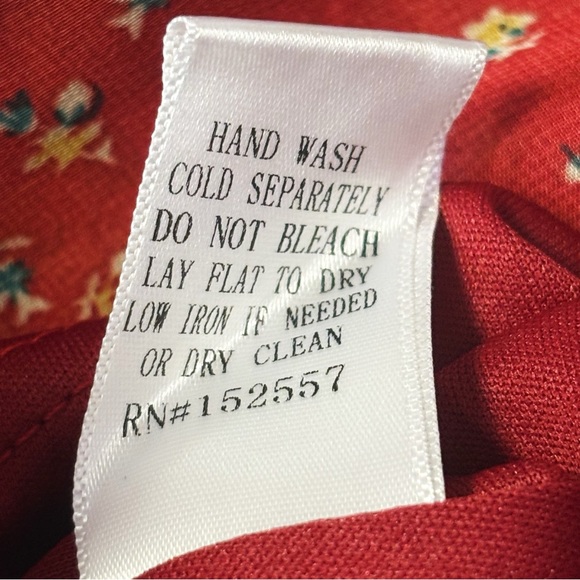 NWT Baltic Born Red Multi Floral Tiered Deep V-Neck Bowman Maxi Dress XL - Picture 13 of 16